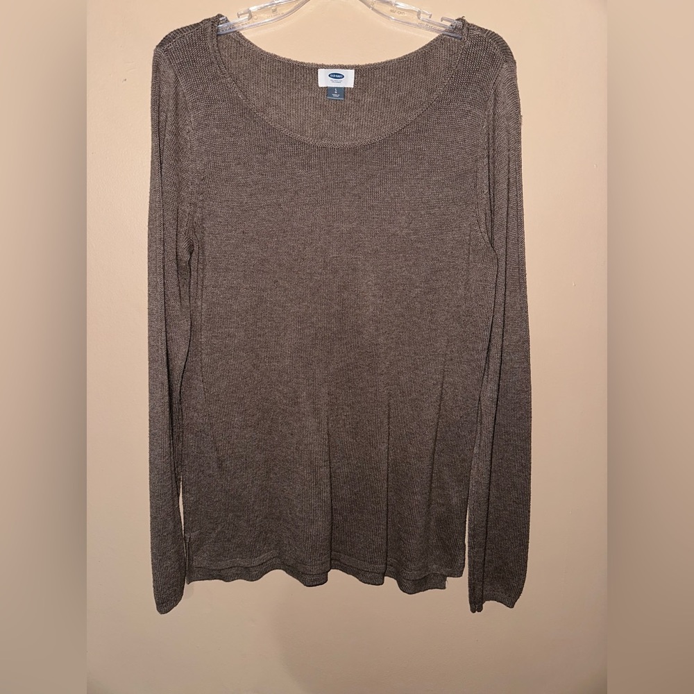 Simple brown Old Navy sweater size large